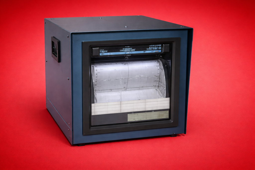 ah4712 & 4724 (12 or 24 point) hybrid temperature chart recorder