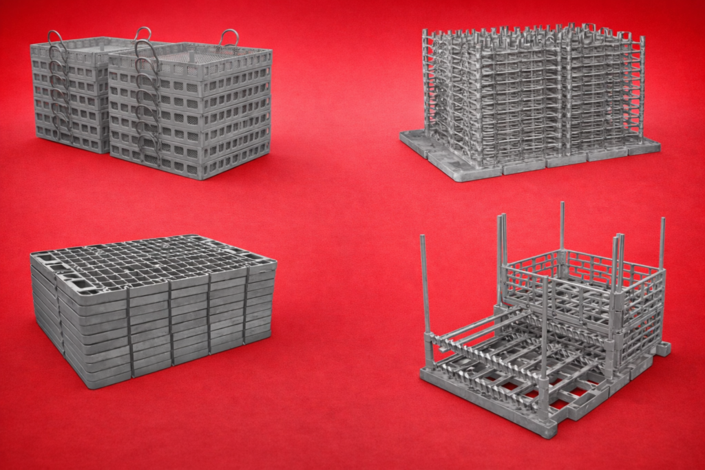 base trays, baskets & furnaces fixtures