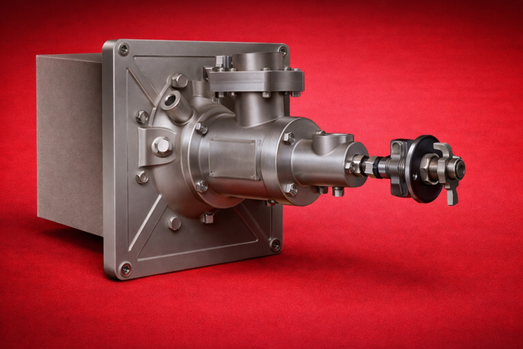 flat flame oil burner (flange type)