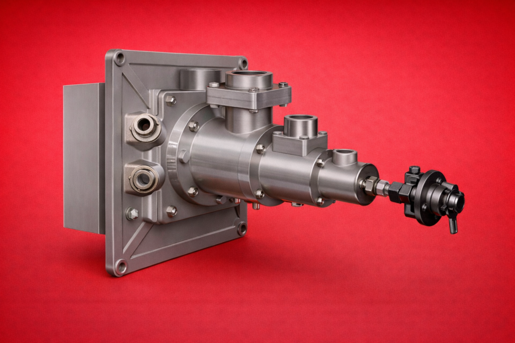 hybrid flat flame burner (flange type)