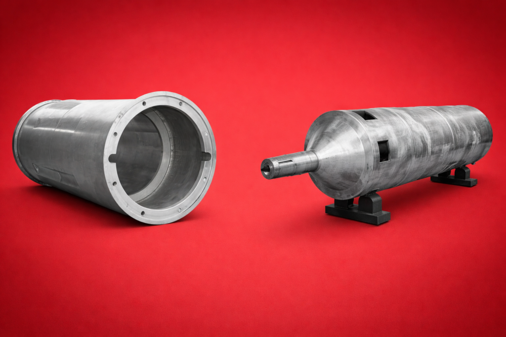 retort for rotary furnaces