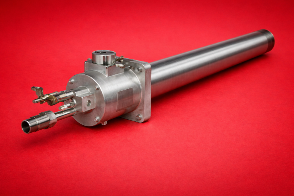 single radiant tube burner